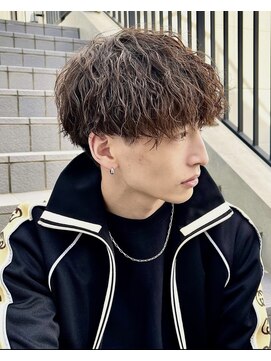 アソビ 表参道(ASOBI) ツイストスパイラルパーマ マッシュ