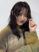 アイウィル(Ai WilL)&nbsp;ニュアンスパーマ　スパイラルパーマ　アッシュブラック