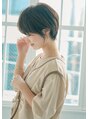 アバーブ ザ ビューティー アイランド(Above the beauty island -oizumi gakuen-) ふんわり感を出しつつ、すっきりとした前下がりボブ丸みショート