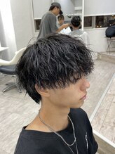 ツイストスパイラルパーマ【横浜/横浜駅/メンズパーマ/メンズカット/メンズサロン/ニュアンスパーマ】