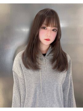 ノエロク 岐阜(noe rok) マロングレージュ/韓国風レイヤースタイル2