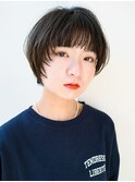 韓国風レイヤーボブ/顔周り前髪カット+ブリーチなしカラー[原宿]