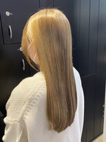 アイティー バイ アルバム 浦和店(IT by ALBUM)&nbsp;フレンチカジュアルカーキベージュニュアンスカラー_ba497091