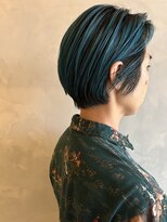 フクタ フロムヘアー(HUKUTA from hair)&nbsp;ジェイドグリーン　ショートボブ