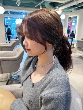 アリスバイアフロート 自由が丘(ALICe by AFLOAT) 結んでも可愛い顔周り/おくれ毛/小顔カット【自由が丘】