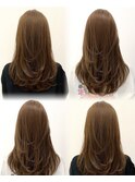 小顔レイヤーカットミディアムレイヤーレイヤーロング【日本橋】