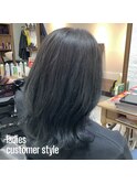 ≪chan.≫　customer　style　冬色グラデーションカラー