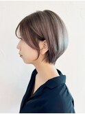 ショートおくれ毛美髪_ba534091