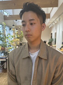 ヘイデイズ(HEY DAYS) 清潔感ビジネスカジュアルツーブロックアップバングショート