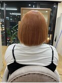 ハイライトカラーミルクティーベージュレイヤーカット