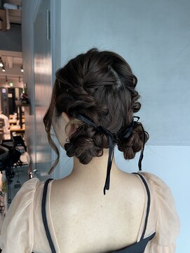 シャルムバイケンジ(Charm.by KENJE) 【ツインお団子】結婚式/二次会//銀座/ヘアセット/成人式