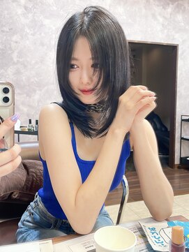 シオ ヘアー デザイン(Sio. hair design) 人気No.1 ブルーブラック