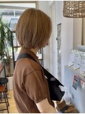 白髪ぼかしハイライト/ブリーチ/キッズカット/守谷