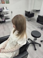 ミステル(MISTEL)&nbsp;初ブリーチ　ベージュカラー