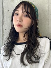バロンフェム(baLon.fem) 【stylistさわだ】ロングパーマ/オリーブベージュ