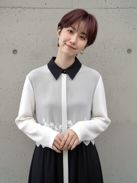 ドロシー(dorothy) ピンクブラウン　ハンサムショート　マッシュ