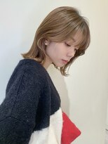 イリ(iLi)&nbsp;【iLi×REN】ブリーチなしWカラー/ミルクティーベージュ《立川》