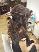 （久留米／村山）ハーフアップ、トップアレンジ