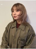 【大久保】透明感たっぷりハイトーンベージュレイヤーカット