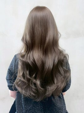 アイティーバイアルバム 八王子店(IT by ALBUM) 韓国ヘアロング顔周りレイヤーオリーブベージュ_ba571882