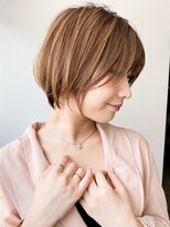トレフル 東岸和田店(Trefle) 大人ハンサムベージュショートボブ×30代40代◎前下がり小顔