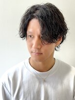 イーストハムアネーロ(EAST HAM anello)&nbsp;メンズカット/センターパート/ツイストスパイライラル