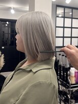 セジールへアメゾン(SAISIR HAIRMAISON)&nbsp;着物ヘア/大人ガーリー/ダークアッシュ/似合わせカット/岡山