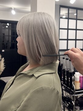 セジールへアメゾン(SAISIR HAIRMAISON) 着物ヘア/大人ガーリー/ダークアッシュ/似合わせカット/岡山