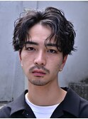 センターパートニュアンスパーマシャドウパーマフェザーパーマ