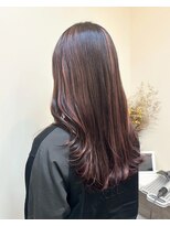 バブルス 久喜店(BUBBLES)&nbsp;チェリーバイオレットのハイライトカラー