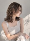 白髪ぼかしカラー/脱白髪染め/グレイカラー/大人女性