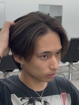 ラスト(LUAST)&nbsp;ツイストスパイラルパーマセンターパートウルフシャドウパーマ