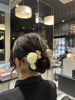 サンカリ イオンモール新居浜店(SANKARI)&nbsp;振袖×上品タイトシニヨン
