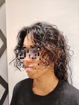 エシェル 平塚店(echelle)&nbsp;めんずバーマ スパイラル ロングヘア