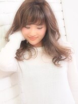 ザッツ 平井店(ZA'S) ハイライトでミルクティーグレージュ×大人可愛いシースルー前髪