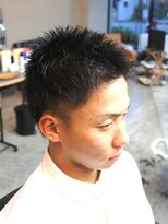 バーバーショップボヤージュ(BARBER SHOP VOYAGE) very short ×　two block