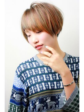 レンジシキチジョウジ (RENJISHI KICHIJOJI) ツーブロマッシュのベリーショート４【RENJISHI 】