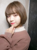 リリアン 表参道(relian)&nbsp;セピアベージュショートボブ☆relian表参道