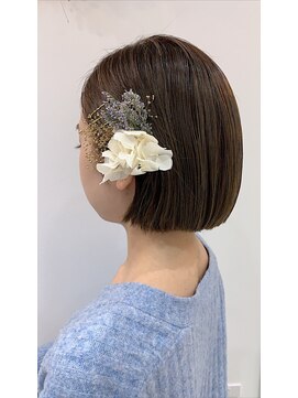 シー バイ ロンド 新宿(Sea by Lond) ボブヘアーの卒業式ヘアセット♪