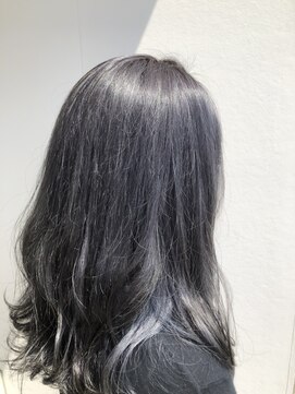 美容室 アイディー i-dee ネイビーカラー