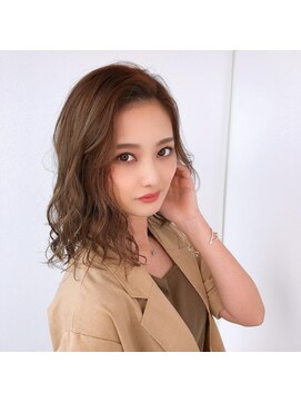 ヘアメイク ミチ 富田店(HAIRMAKE MICHI) 【stylist : 古作蓮】ハニーベージュ