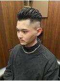 オールバックフェード
