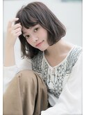 小顔前下がり外ハネボブ