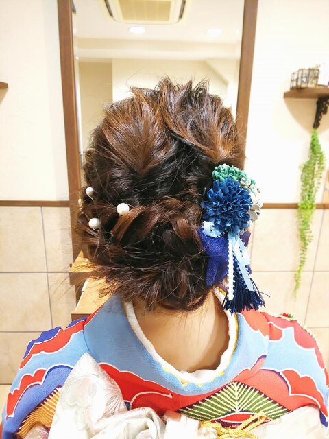 くるりんぱ ツイスト ヘアアレンジ