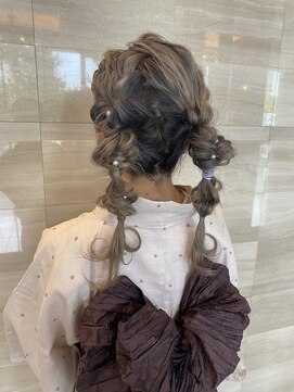 シエン 本店(CIEN) 【CIEN 赤間由佳】ツインアレンジ/浴衣