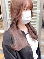 ネオリーブ アンド 渋谷店(Neolive &)&nbsp;【Neolive &渋谷店】韓国風顔周りレイヤー×メルティーピンク