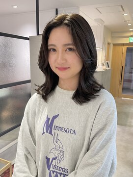 ヨーク(YOKE) 【 YOKE 】大人かわいい透明感顔まわりレイヤー小顔韓国