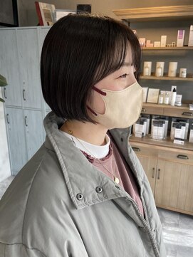 ラテ ヘア リリィ(latte hair lily) 大人可愛い/ミニボブ