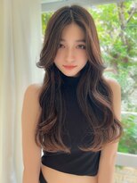 アンジェリカラボ 梅田店(ANGELICA LABO)&nbsp;女神ヘア×くびれレイヤー×サイドバング【川又】