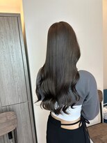 ネウィ 国分寺(newi)&nbsp;ロングレイヤーカット/美髪スタイル/アッシュブラック